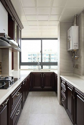 四居美式144㎡厨房2023装修设计效果图