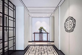 180㎡四居中式现代客厅2023装修设计图