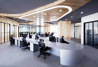 互联网金融公司办公空间装修设计