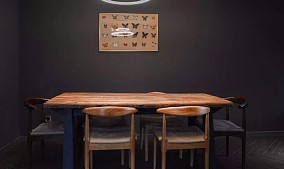 三居现代简约120㎡餐厅2023装饰效果图片