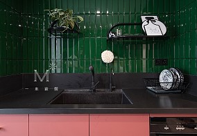 现代简约198㎡三居厨房2023装潢设计效果图
