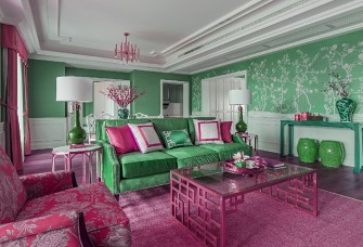 欧紫灰风格-胡设计之春天国际花园三居室