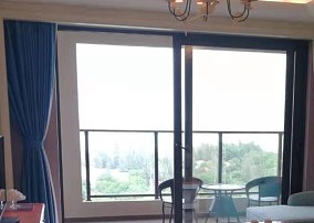 三居美式田园127㎡阳台2023装饰效果图片