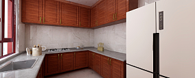 别墅豪宅中式现代280㎡厨房2023装饰设计图