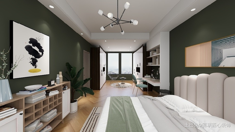 两房公寓北欧装修案例欧式豪华卧室设计图片赏析