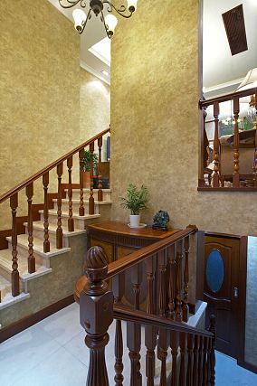 格兰云天欧式家用楼梯装修效果图装修图大全