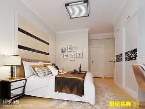 优雅101平欧式四居卧室设计效果图装修图大全