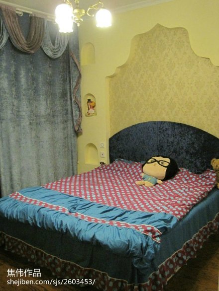 优美56平地中海二居卧室装修案例