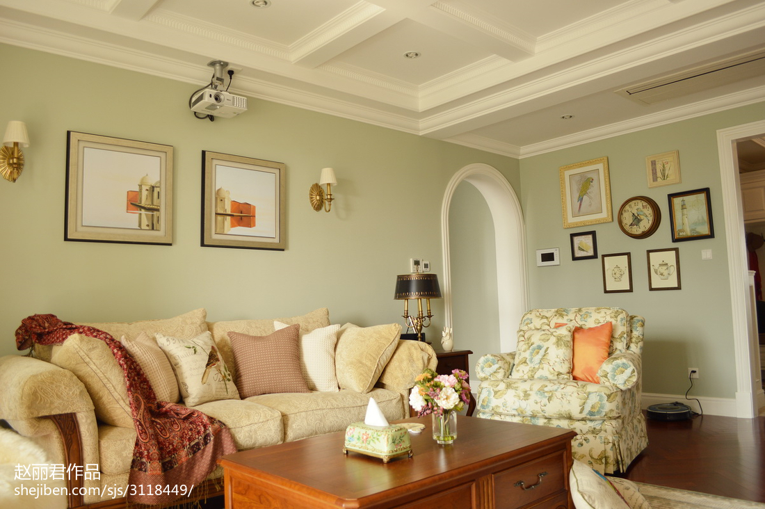美式沙发图片库大全美式经典客厅设计图片赏析