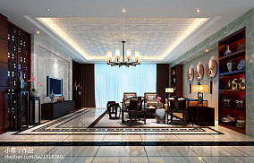 精美112平米中式复式客厅装修设计效果图装修图大全