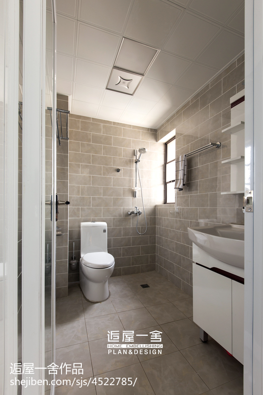 小户型欧式卫生间吊顶装修设计欧式豪华卫生间设计图片赏析