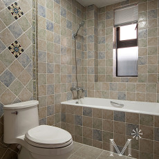 190㎡四居中式现代卫生间装修图片