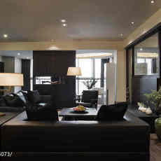 客厅沙发装修效果图精美118平米中式别墅客厅装修