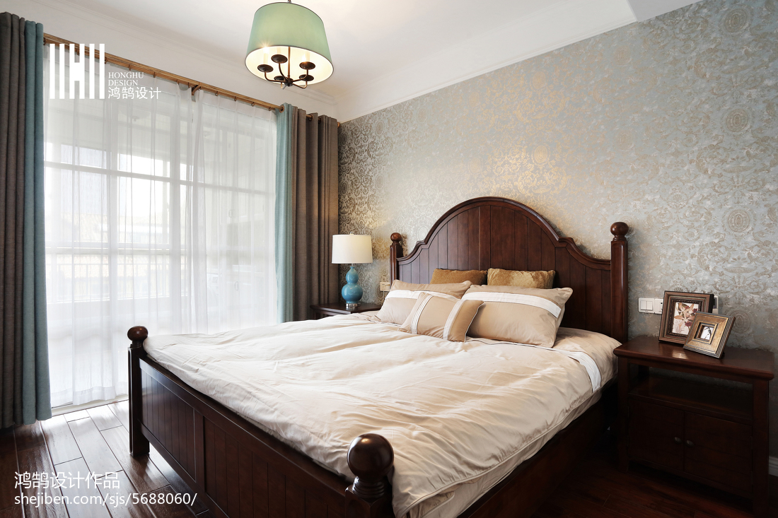 热门101平米三居卧室美式欣赏图美式经典卧室设计图片赏析
