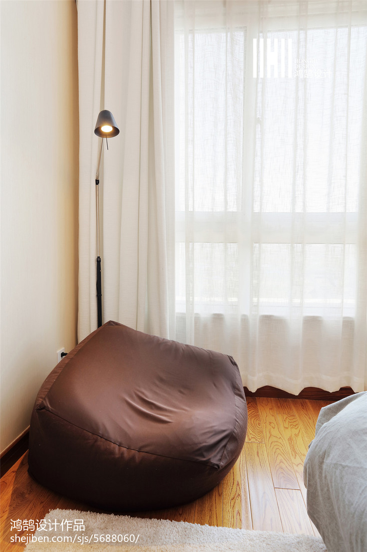 平米三居卧室北欧装饰图片欣赏北欧极简卧室设计图片赏析