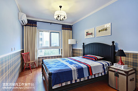 现代简约130㎡三居卧室2023装潢设计图