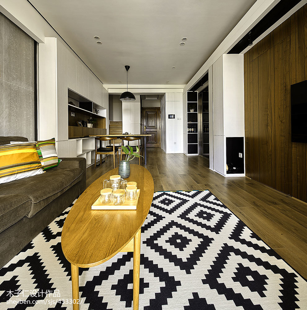 客厅沙发装修效果图大气590平简约别墅客厅布置图现代简约客厅设计图片赏析