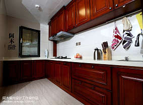 150㎡三居中式现代厨房2023装饰设计图
