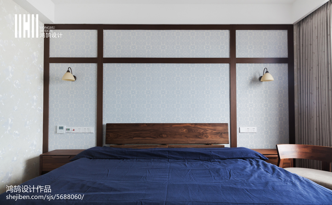 简洁48平日式复式卧室实景图日式卧室设计图片赏析