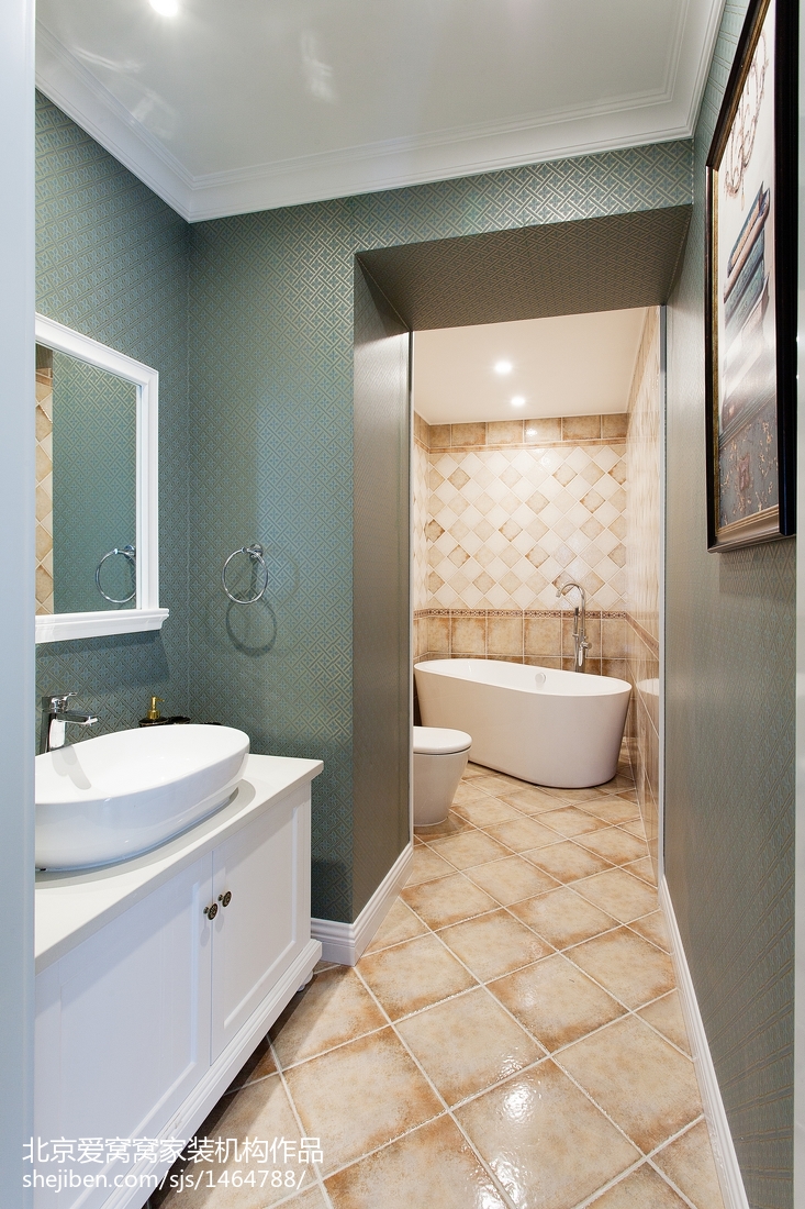 热门欧式三居卫生间装修实景图片欣赏欧式豪华卫生间设计图片赏析