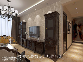 2018精选71平米中式小户型客厅装修设计效果图片装修图大全