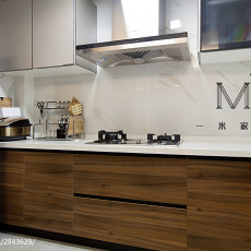 功能区橱柜4装修效果图温馨113平现代三居厨房设计美