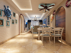 热门二居餐厅地中海装修实景图片大全装修图大全