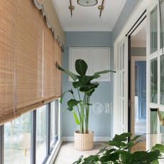 四居美式经典150㎡阳台装潢设计效果图