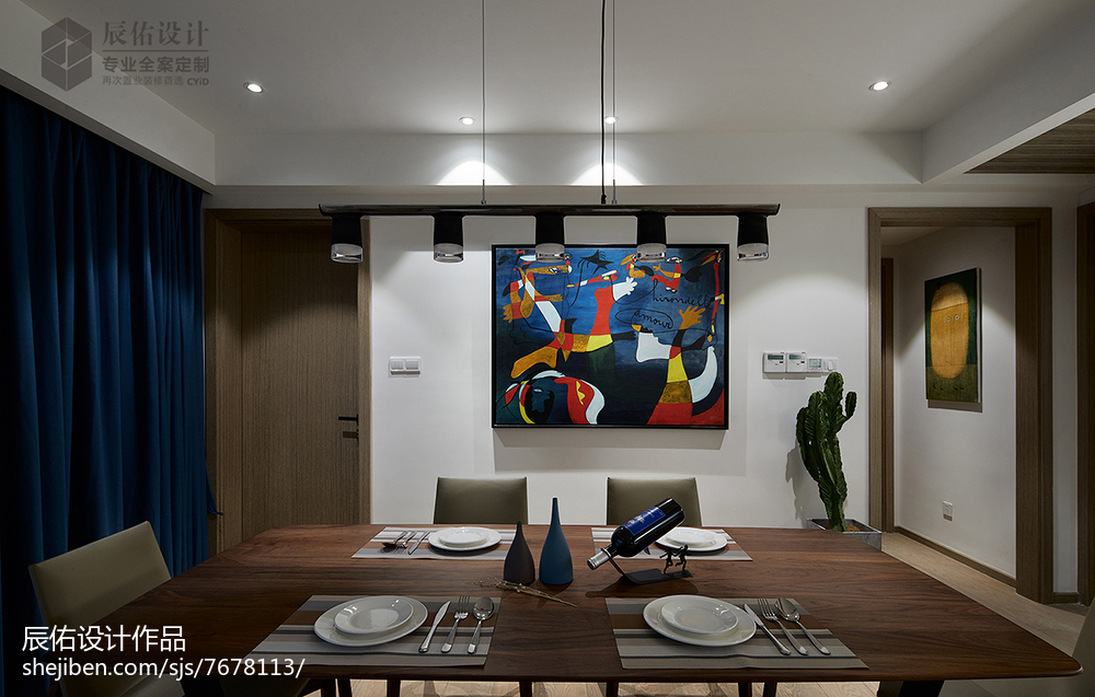 厨房1装修效果图2018精选120平米四居餐厅现代简约餐厅设计图片赏析