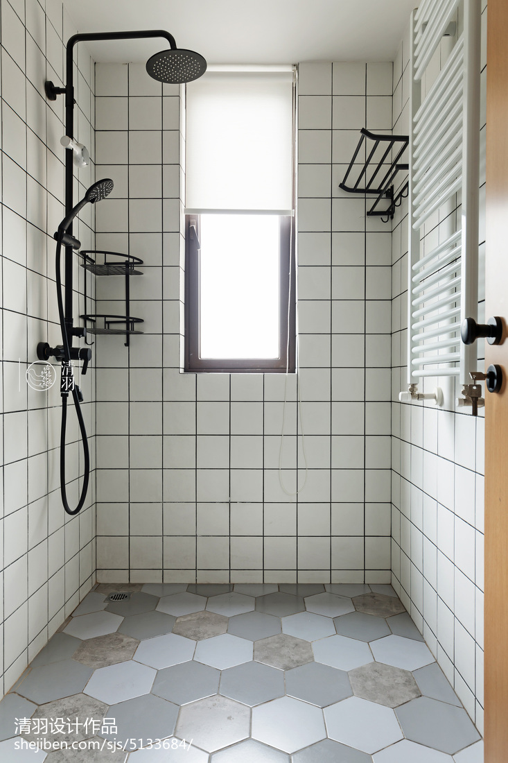 卫生间瓷砖装修效果图简单现代卫浴装修设计图现代简约卫生间设计图片赏析