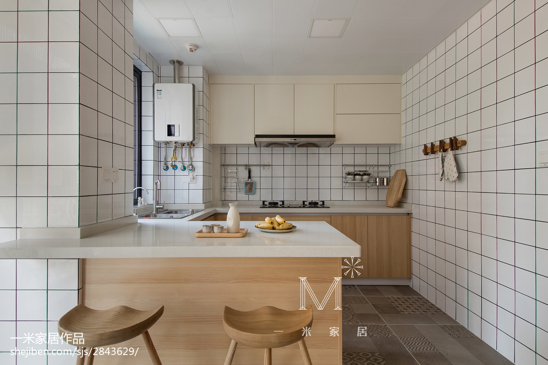 大气80平日式三居设计美图日式厨房设计图片赏析