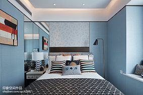 样板间中式现代150㎡卧室2023装饰效果图片