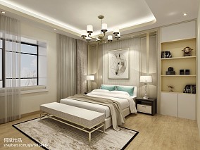温馨66平现代复式卧室布置图装修图大全