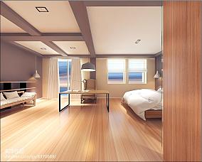 123平米北欧复式卧室装修设计效果图片大全装修图大全