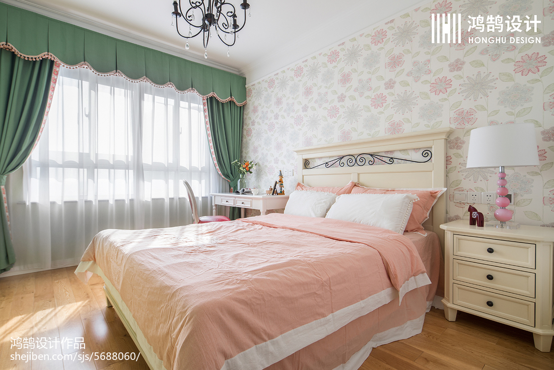 热门109平米三居儿童房美式效果图片大全美式经典卧室设计图片赏析