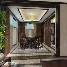 中式现代920㎡别墅豪宅功能区装潢设计图