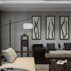 客厅沙发装修效果图93平米三居客厅中式装饰图片