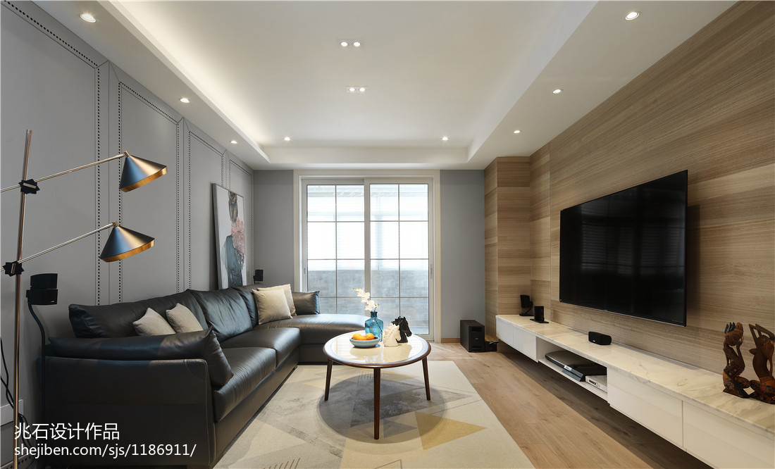 客厅沙发装修效果图现代简约客厅设计实景图现代简约客厅设计图片赏析
