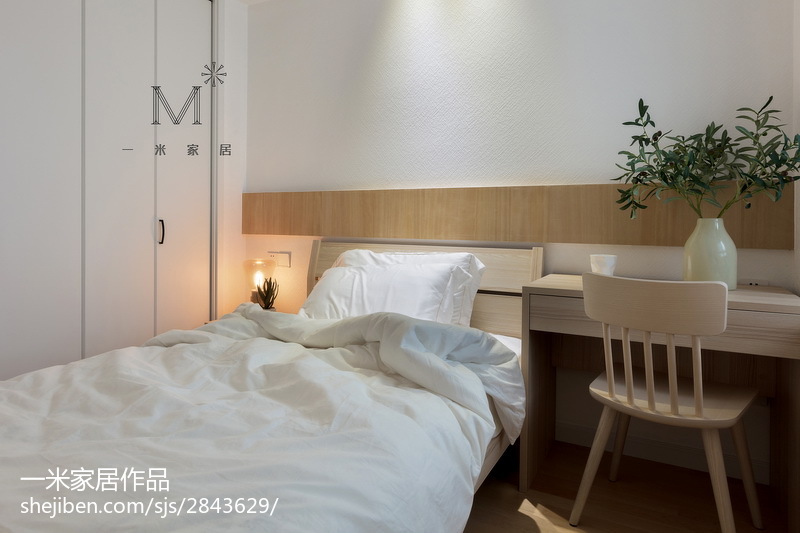 简洁130平日式四居装修图片日式卧室设计图片赏析