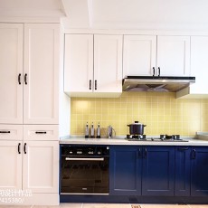 四居美式经典150㎡厨房装潢设计图