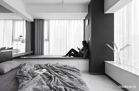 一居现代简约48㎡卧室2023装修设计图