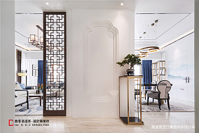 中式现代400㎡复式玄关2023装饰设计图