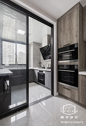 三居现代简约175㎡厨房2023装修设计图