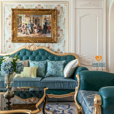 客厅沙发3装修效果图浪漫法式风情|精致|奢华|优雅