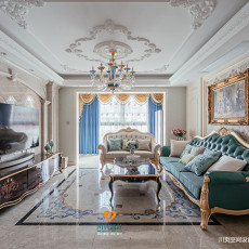 客厅窗帘4装修效果图浪漫法式风情|精致|奢华|优雅
