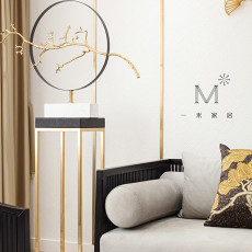 中式现代132㎡三居客厅装修设计图