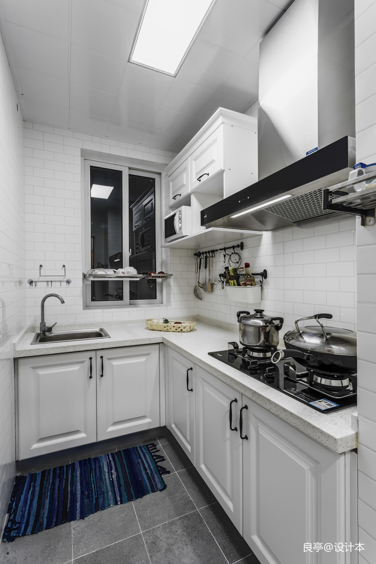 优美73平美式三居厨房布置图美式经典厨房设计图片赏析