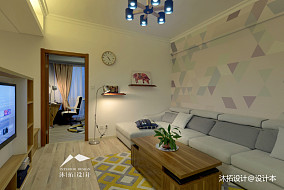 简雅的北欧风格小户型客厅设计装修图大全