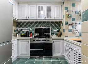 优美64平美式二居厨房装潢图装修图大全