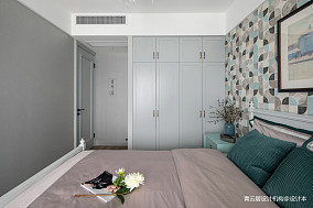 三居美式95㎡卧室装修装饰效果图